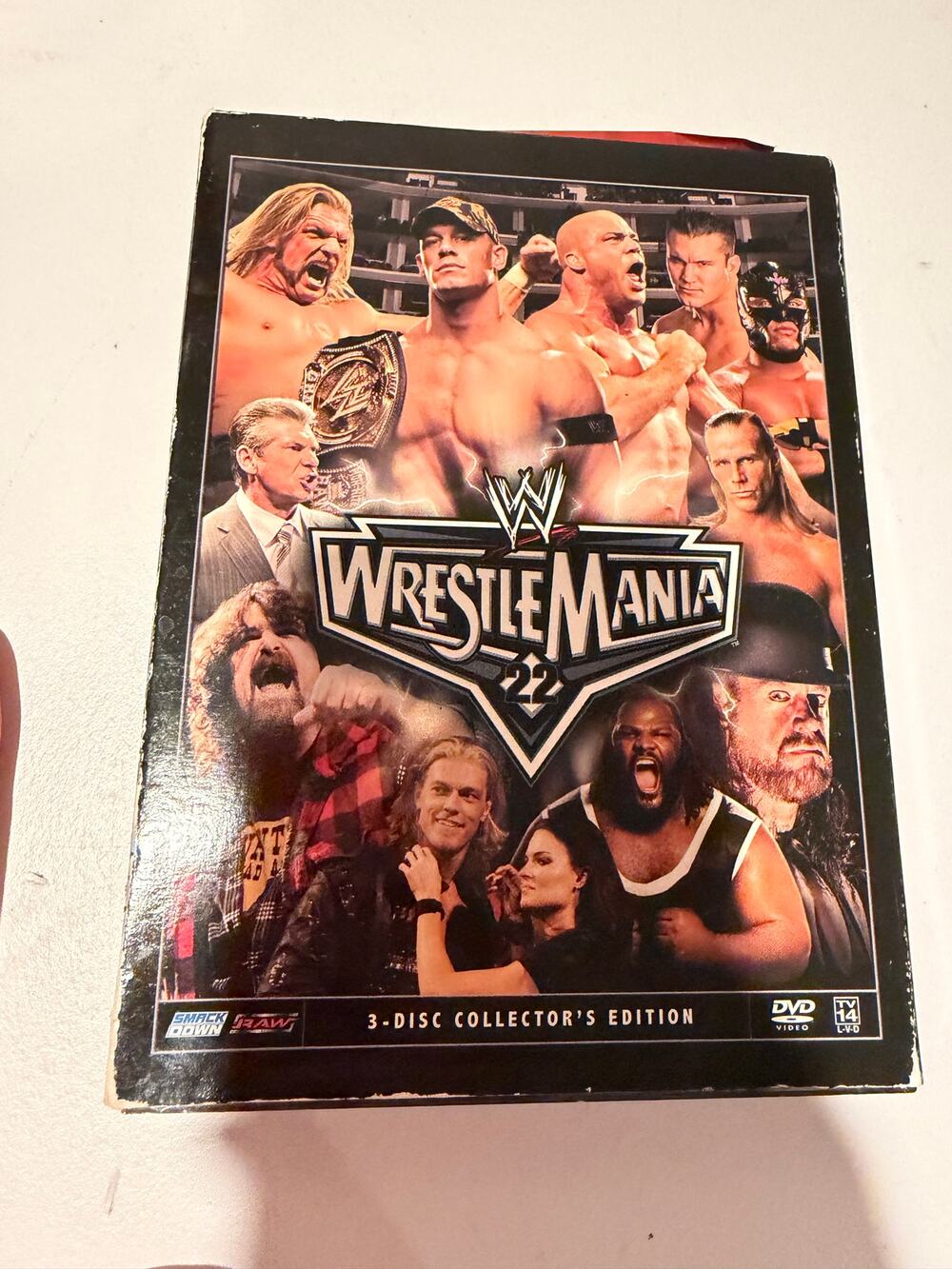 WWE WWF Wrestlemania 22 3 Disc DVD 2006 Wrestling